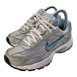 NIKE Shoes INITIATOR Womens Size 6 Silver Blue Running Sneaker 394053-001